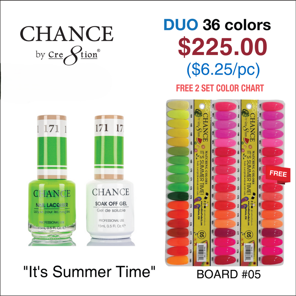 Chance Matching Color Gel & Nail Lacquer 0.5oz - 36 Colors #145