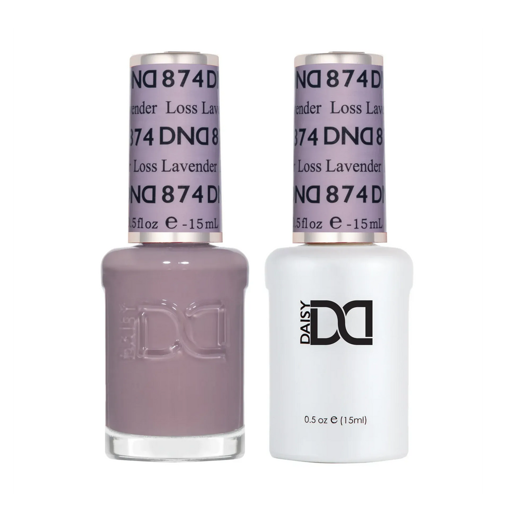 DND Matching Pair - 874 Loss Lavender | C8 Nail Supply