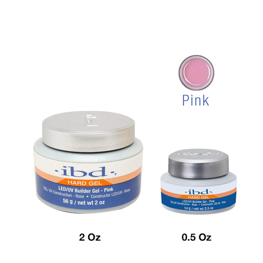 IBD Hard Gel LED/UV Builder Gel - PINK – C8 Nail Supply