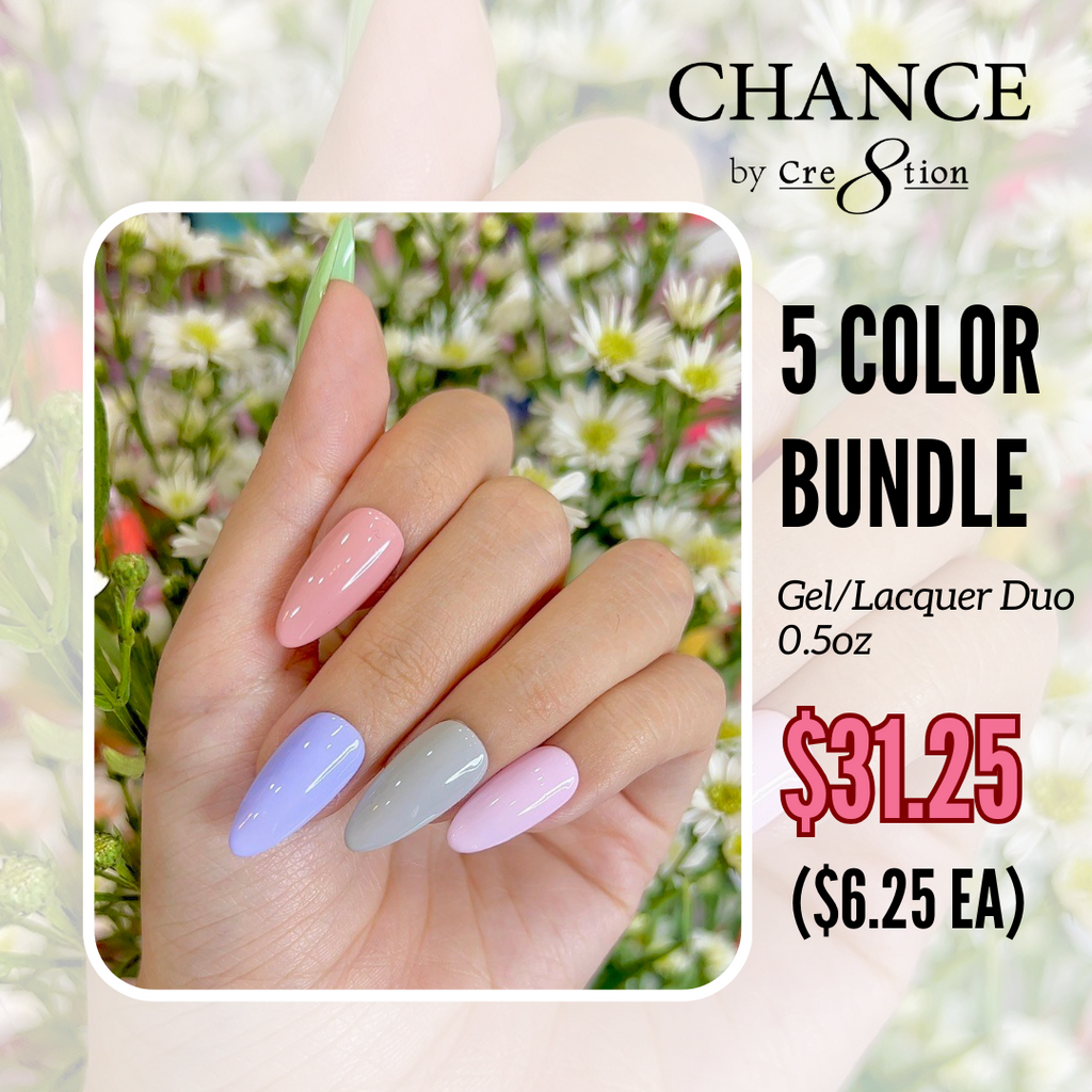 Chance Gel and Lacquer Duo - 5 Color Set | C8 – C8 Nail Supply