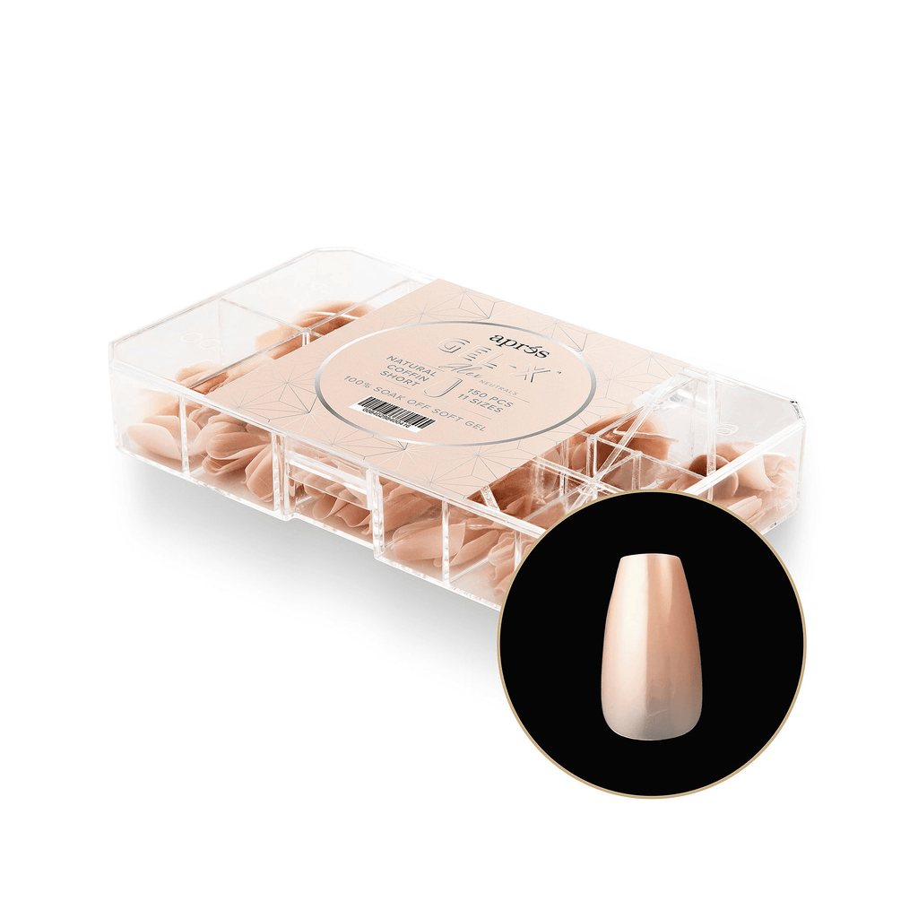 Apres Neutrals Gel-X Tips - Alex NATURAL 150pcs | C8 – C8 Nail Supply