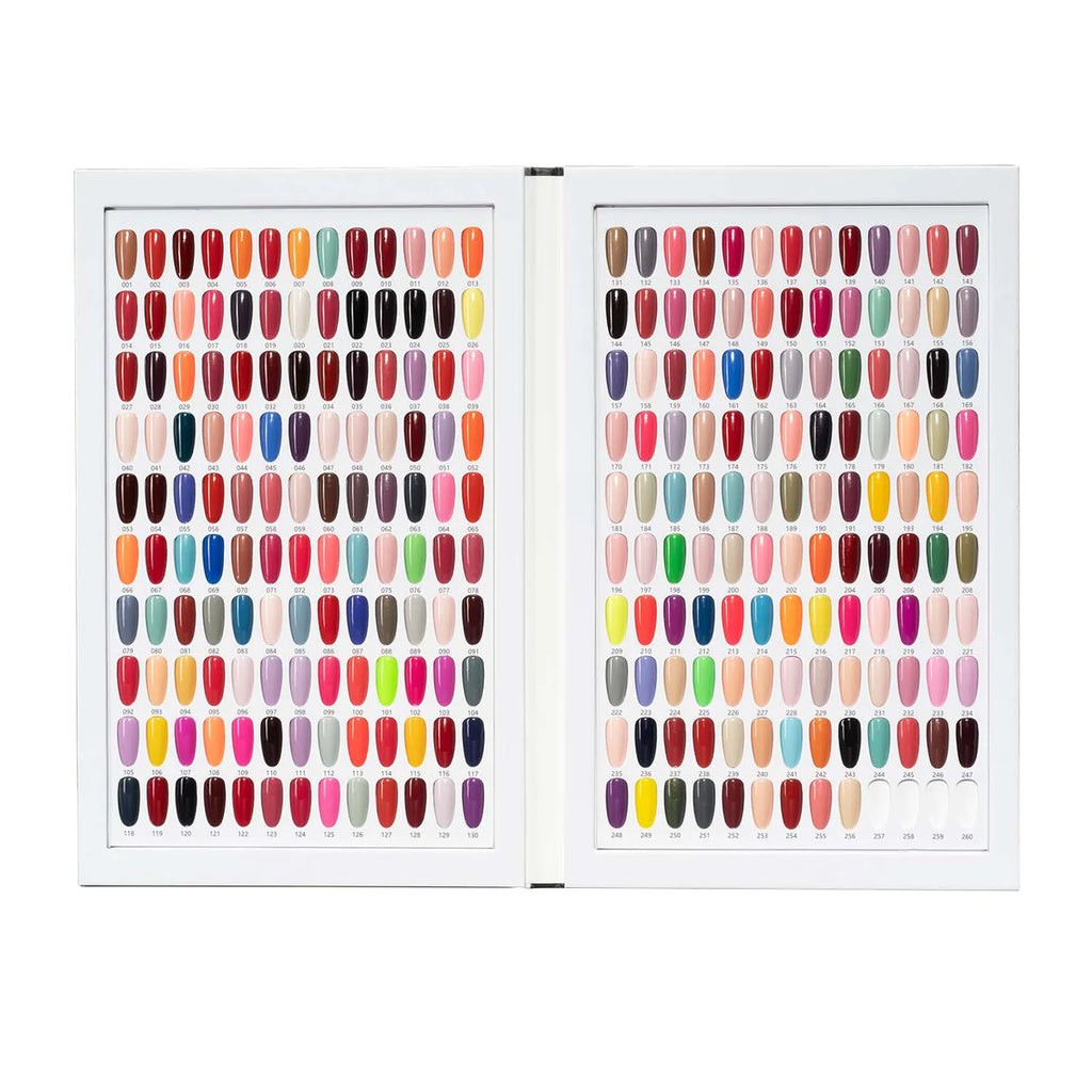 Nitro Sample Tip Color Book - 256 Colors – C8 Nail Supply