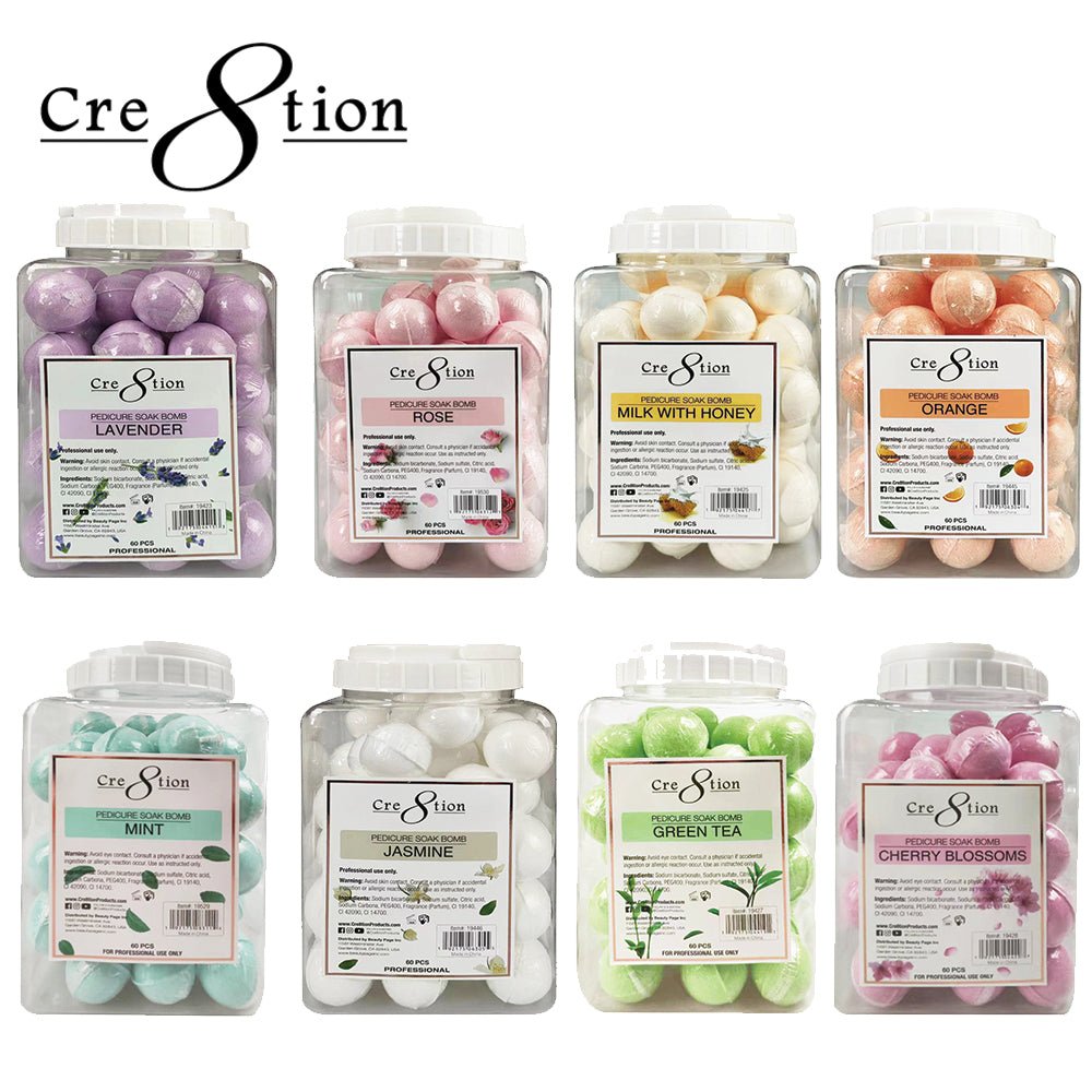 Cre8tion Pedicure Soak Bomb | C8 Nail Supply