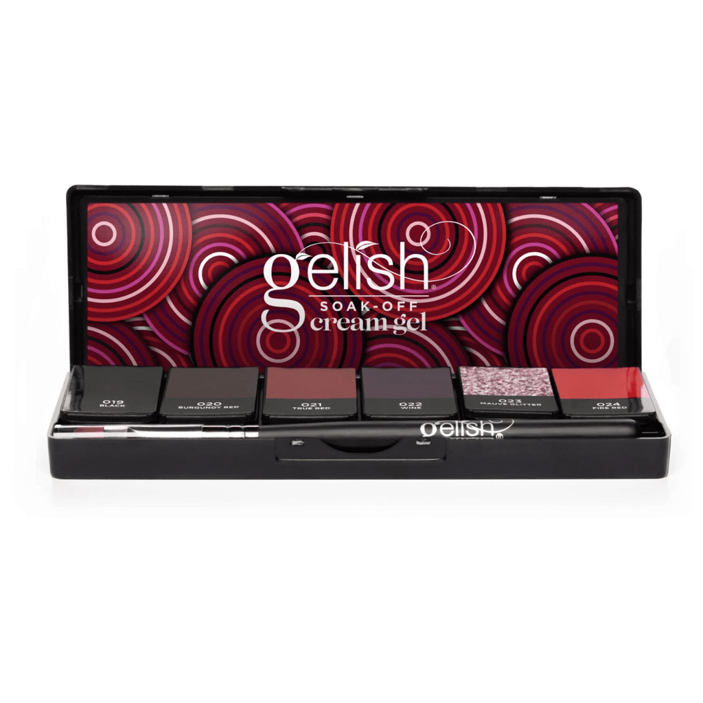 Gelish Cream Gel 6pc Palette - Getting Reddy – C8 Nail Supply