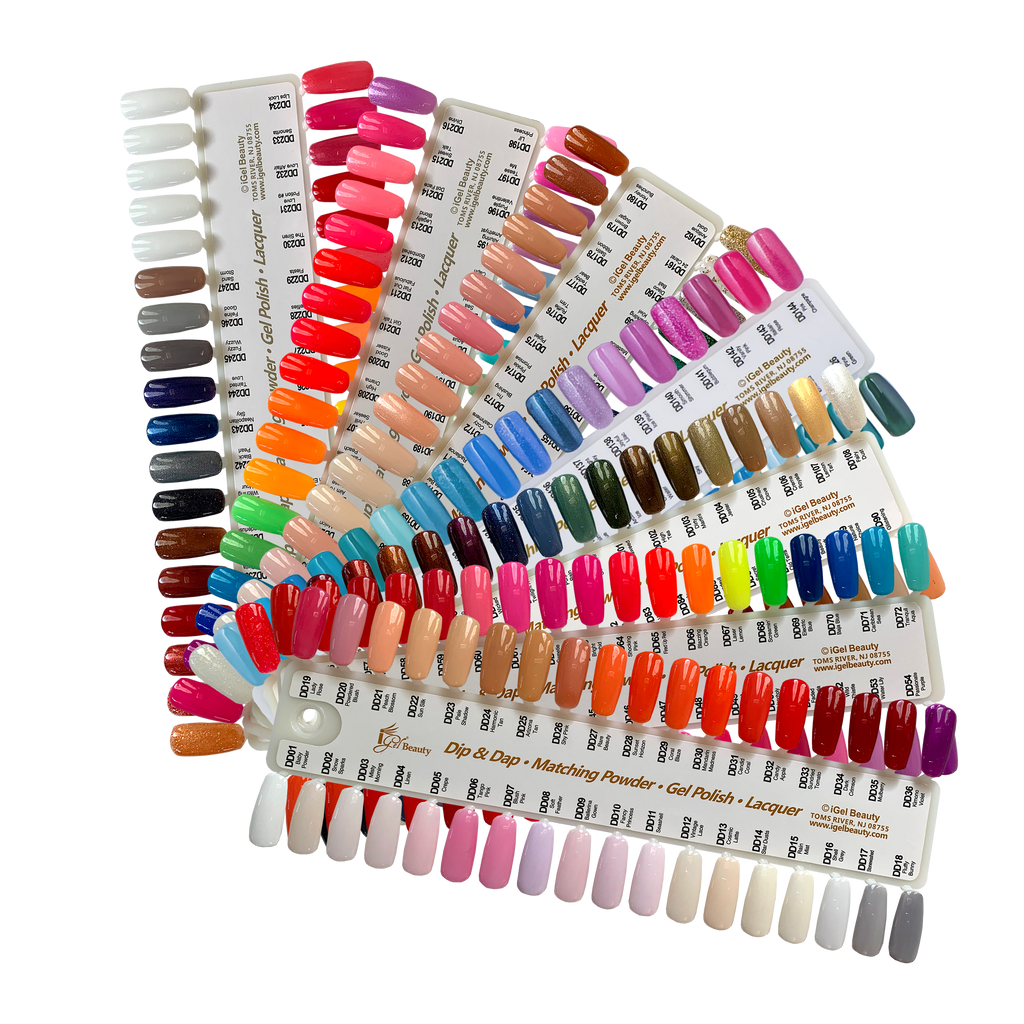 iGel - Matching Color chart - 319 colors – C8 Nail Supply