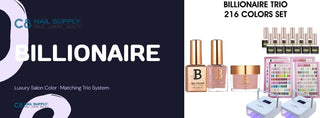 Billionaire Nail brand spotlight — luxury matching trio system at C8 Nail Supply