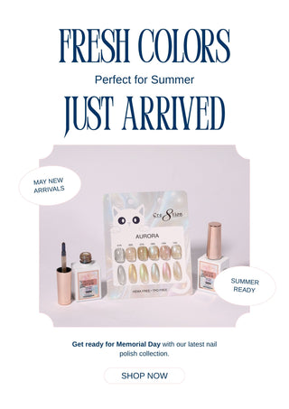 C8 Nail Supply May 2026 New Arrivals — Summer-Ready Gel Nail Polish, Cat Eye Sets, and Pedicure Kits for Memorial Day Weekend