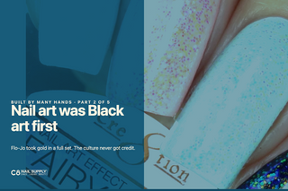 How Black artistry made nail art fashion — professional nail products on an ember field