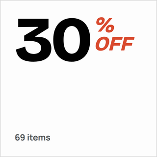 30 percent off deals, 69 items