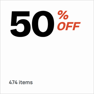 50 percent off deals, 474 items