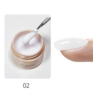 Cre8tion Overlay/Builder Gel in Jar 2oz - Hema Free/TPO Free - Low Heat - 02 Soft White