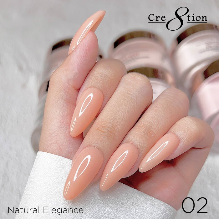 (Black Friday 2024 Deal) Cre8tion Natural Elegance Powder 16oz - Buy 1 Get 1 Cre8tion Signature Liquid 8oz Free