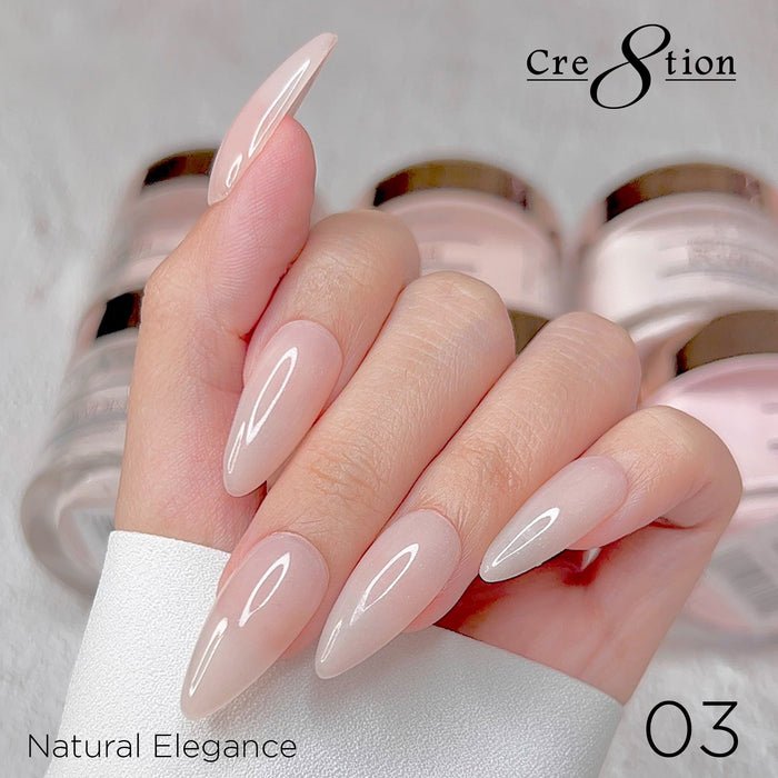 (Black Friday 2024 Deal) Cre8tion Natural Elegance Powder 16oz - Buy 1 Get 1 Cre8tion Signature Liquid 8oz Free