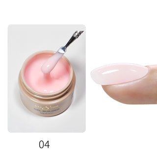 Cre8tion Overlay/Builder Gel in Jar 2oz - Hema Free/TPO Free - Low Heat - 04 Porcelain
