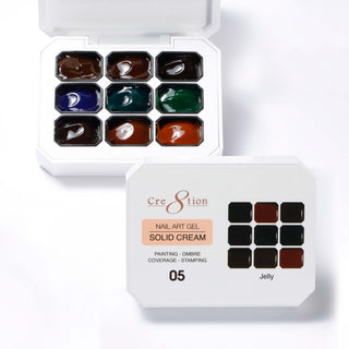 Cre8tion Nail Art Gel - Solid Cream - 05