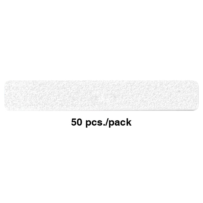 Lima de uñas Cre8tion JUMBO White Sand Grit - Estándar de EE. UU. (50 uds./paquete)