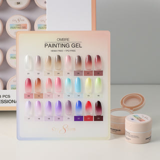 Cre8tion Ombre Painting Gel 24 Color Kit