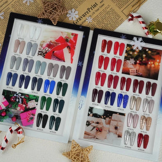 Chisel Diamond Frost Collection Powder 2oz  - Set 36 Colors w/ 1 Acrylic Booklet