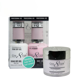 Cre8tion Trio Matching Colors (3pc) - 112 Carnation