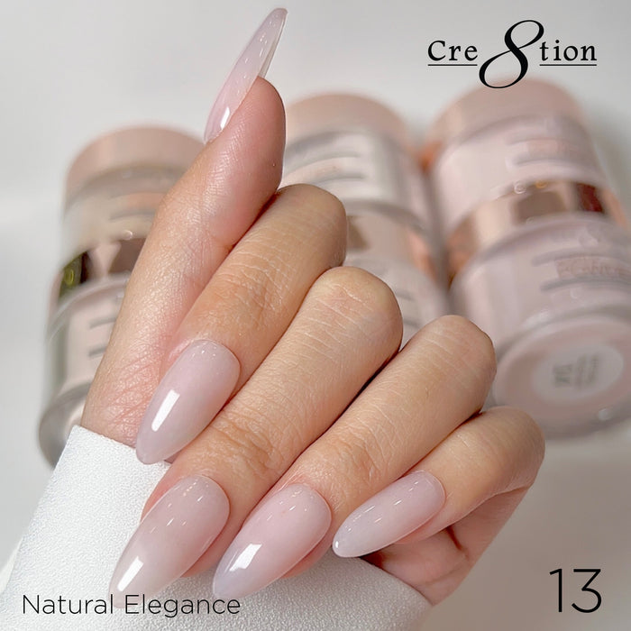 (Black Friday 2024 Deal) Cre8tion Natural Elegance Powder 16oz - Buy 1 Get 1 Cre8tion Signature Liquid 8oz Free