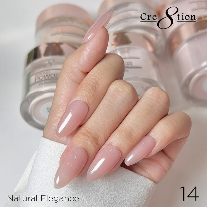 (Black Friday 2024 Deal) Cre8tion Natural Elegance Powder 16oz - Buy 1 Get 1 Cre8tion Signature Liquid 8oz Free