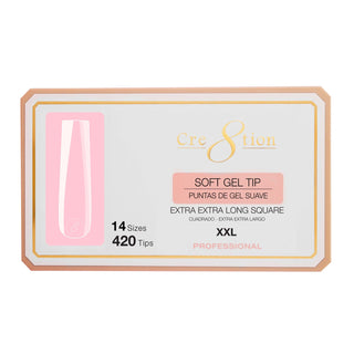 Cre8tion Soft Gel Tips - SQUARE