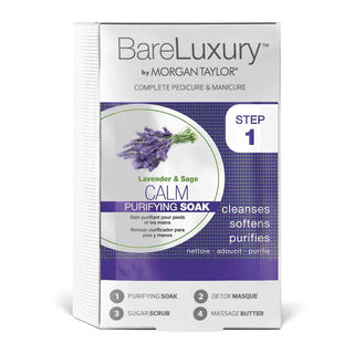 Morgan Taylor BareLuxury 4-Step Pedicure