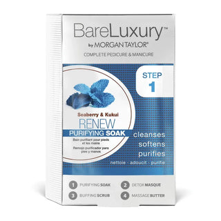 Morgan Taylor BareLuxury 4-Step Pedicure