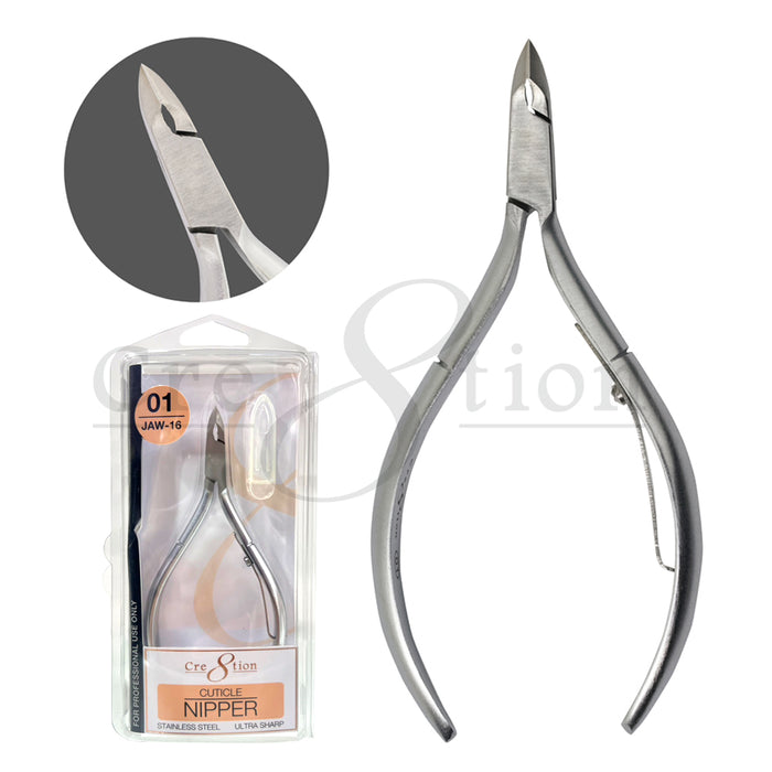 Cre8tion Stainless Steel Cuticle Nippers 01