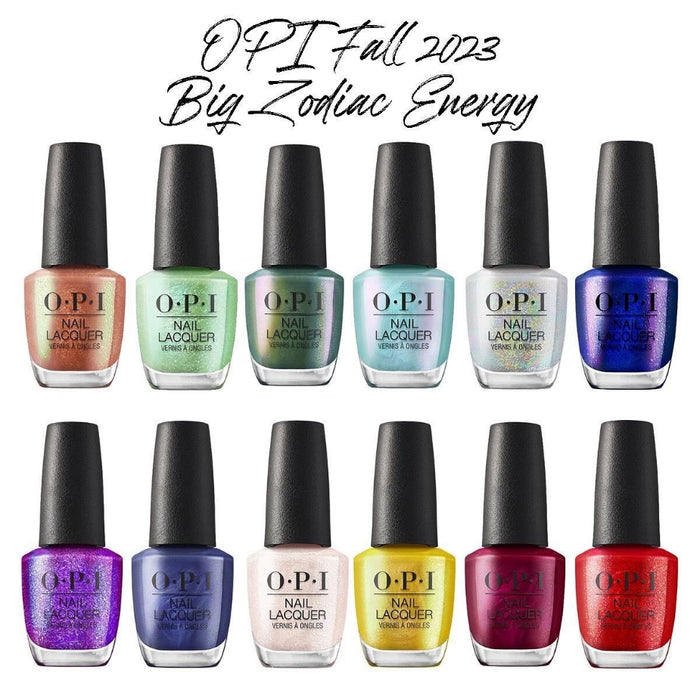OPI Nail Lacquer 0.5oz - Big Zodiac Energy Collection | Fall 2023 - 12pcs - WITHOUT DISPLAY