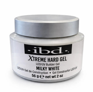 IBD Xtreme Hard Gel LED/UV Builder Gel - Milky White 2oz