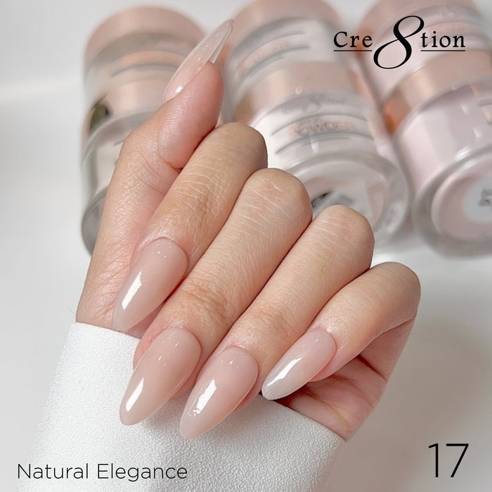 (Black Friday 2024 Deal) Cre8tion Natural Elegance Powder 16oz - Buy 1 Get 1 Cre8tion Signature Liquid 8oz Free