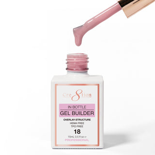 Cre8tion Gel Collection - Overlay/ Brush on Builder 0.5oz 18 Truffle Affair