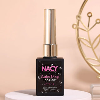Nacy Water Drop Cat Eye Gel 0.5oz Top Coat - 2 Steps Set