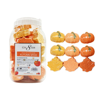Cre8tion Pedicure Soak Bomb 85g - Pumpkins & Leaves