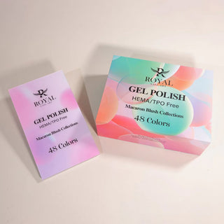 Royal Macaroon Blush Collection 48 Colors w/ 1 Acrylic Booklet