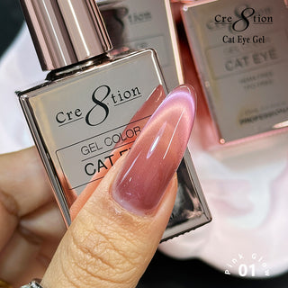 Cre8tion Cat Eye Pink Glow Kit - 6 Colors