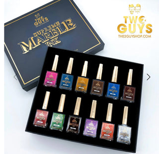 2Guys Supreme Marble Ink Set - 12 Colors
