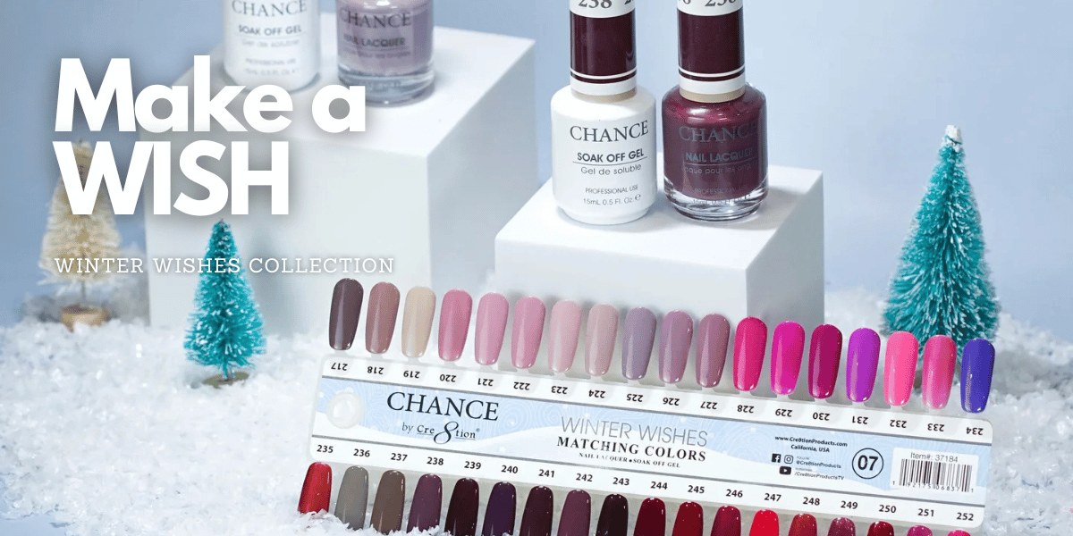 Winter Wishes, Cre8tion, Chance by Cre8tion, Chance Polish, Soak Off Gel, Nail Lacquer, Nail Polish, Nail Gel, Gel Nail, Nail Polish, Color Chart