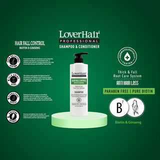 LoverHair Professional Hair Fall Control Shampoo 20.3oz