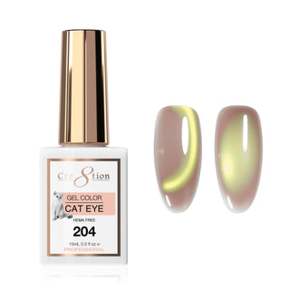 Cre8tion Cat Eye Soak Off Gel 0.5oz 204