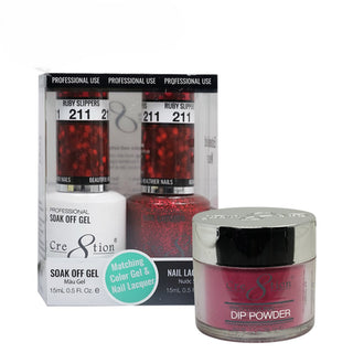 Cre8tion Matching Sets - 211 Ruby Slippers