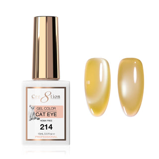 Cre8tion Cat Eye Soak Off Gel 0.5oz 214