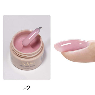 Cre8tion Gel Collection - Hema Free/TPO Free - Low Heat - Overlay/Builder Gel in Jar 1oz - Full Set 23 Colors w/ 1 Color Chart