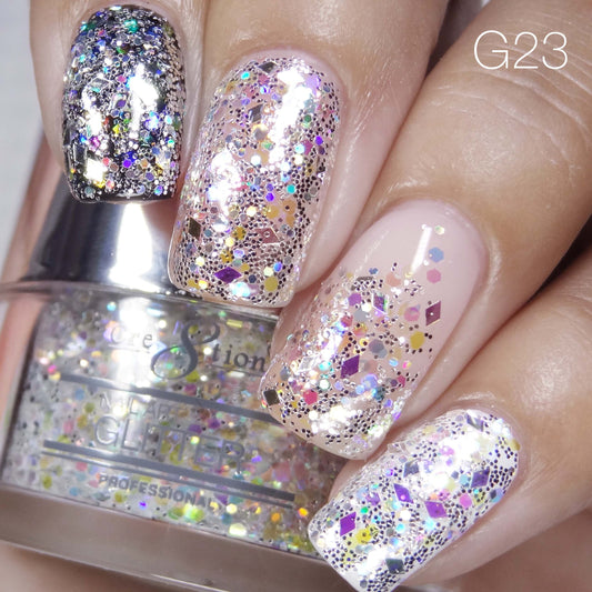 Cre8tion Nail Art Glitter 0.5oz - STARLIGHT Collection (See List)
