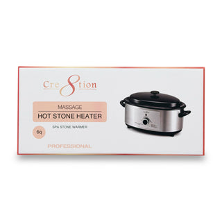 Cre8tion 6Q Massage Hot Stone Heater - 110V, 750W