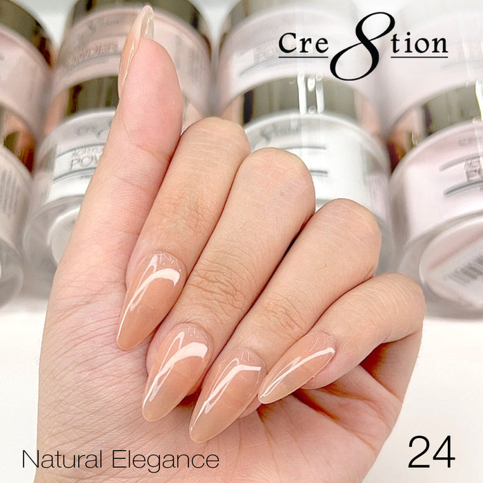 (Black Friday 2024 Deal) Cre8tion Natural Elegance Powder 16oz - Buy 1 Get 1 Cre8tion Signature Liquid 8oz Free