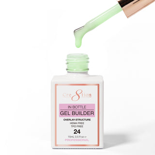 Cre8tion Gel Collection - Overlay/ Brush on Builder 0.5oz 24 Mint Gelato