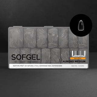 Sofgel Softips Pro XV - Natural Almond