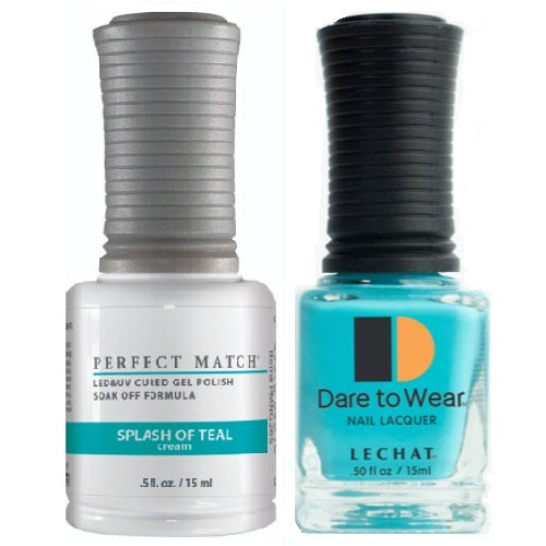 LeChat - Perfect Match - 265 SPLASH OF TEAL (Gel & Lacquer) 0.5oz